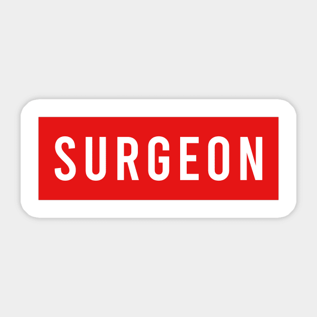 Surgeon Sticker by Saytee1